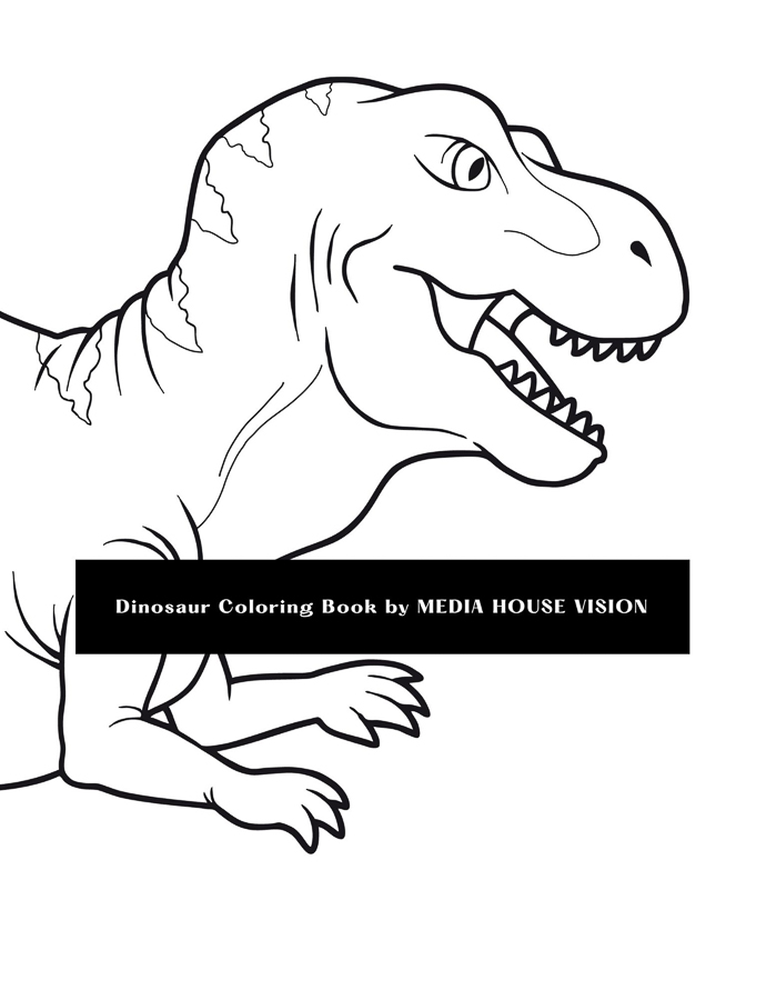 Dinosaur Coloring Book - Media House Vision