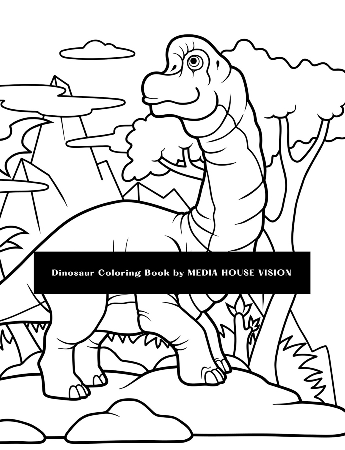 Dinosaur Coloring Book - Media House Vision